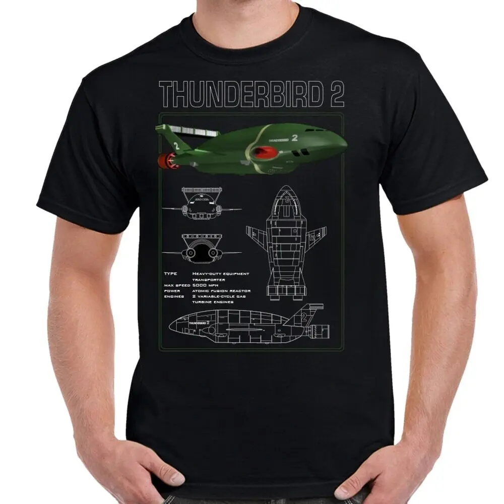 Heavy Equipment Transport - Heavy-equipment Transporter Thunderbird 2 t-shirt schematica