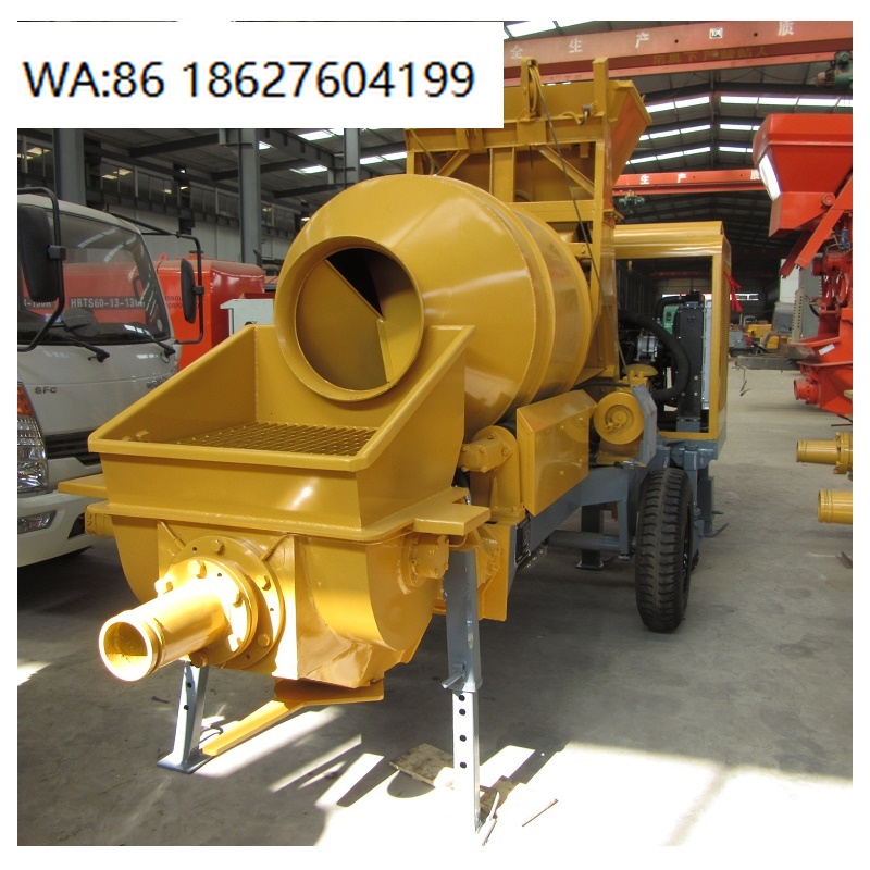 Concrete Mixer Machine - Betoniera Autocaricante con Pompa da 15m3/h,
