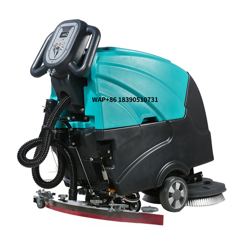 Industrial Floor Scrubber - Giro industriale della macchina lavapavimenti su