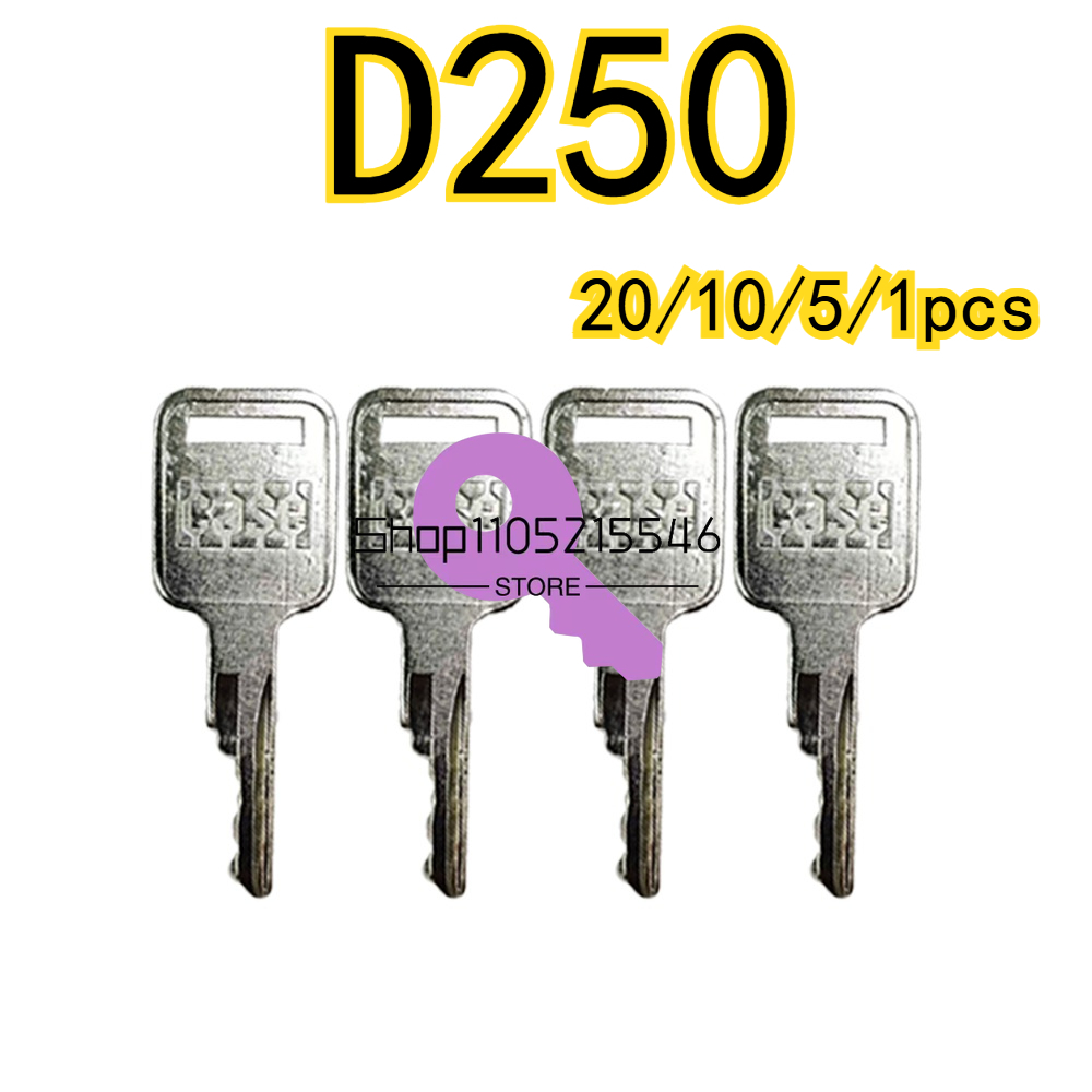 Brand Heavy Equipment - 20/10/5/1 pz Brand New D250 Chiavi