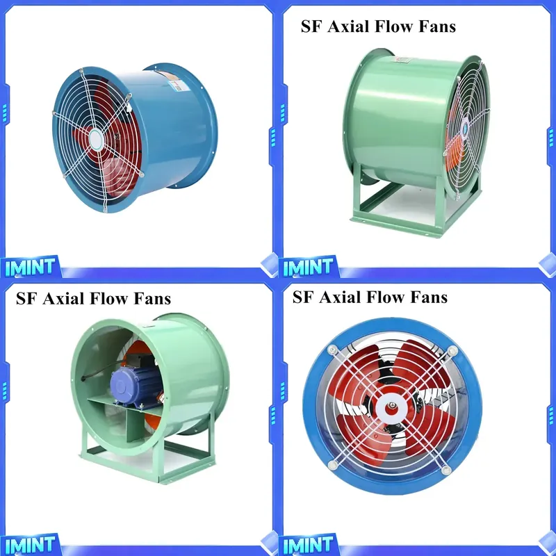 Exhaust Fan Industrial - Ventilatori Assiali Industriali in Metallo da