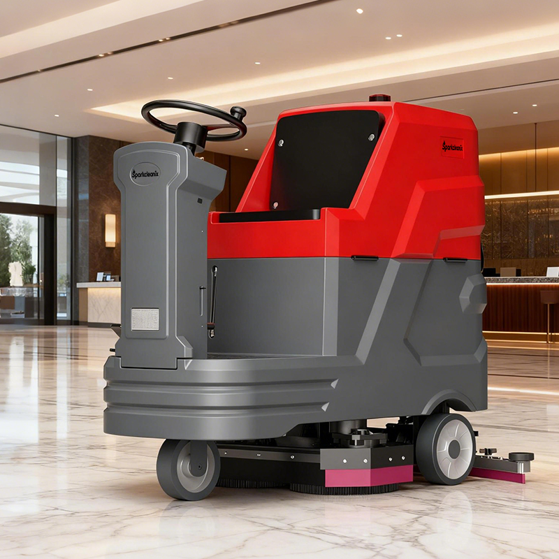 Industrial Floor Scrubber - Lavasciuga Pavimenti Industriale Senza Fili, Autonoma,