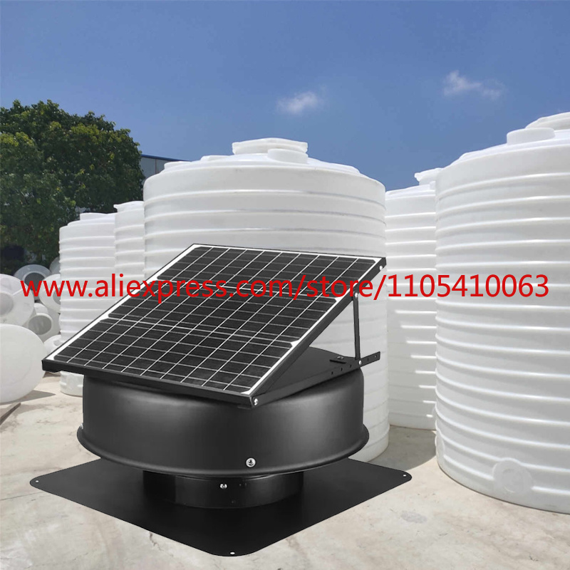 Exhaust Fan Industrial - Ventilatore assiale solare da 12 pollici