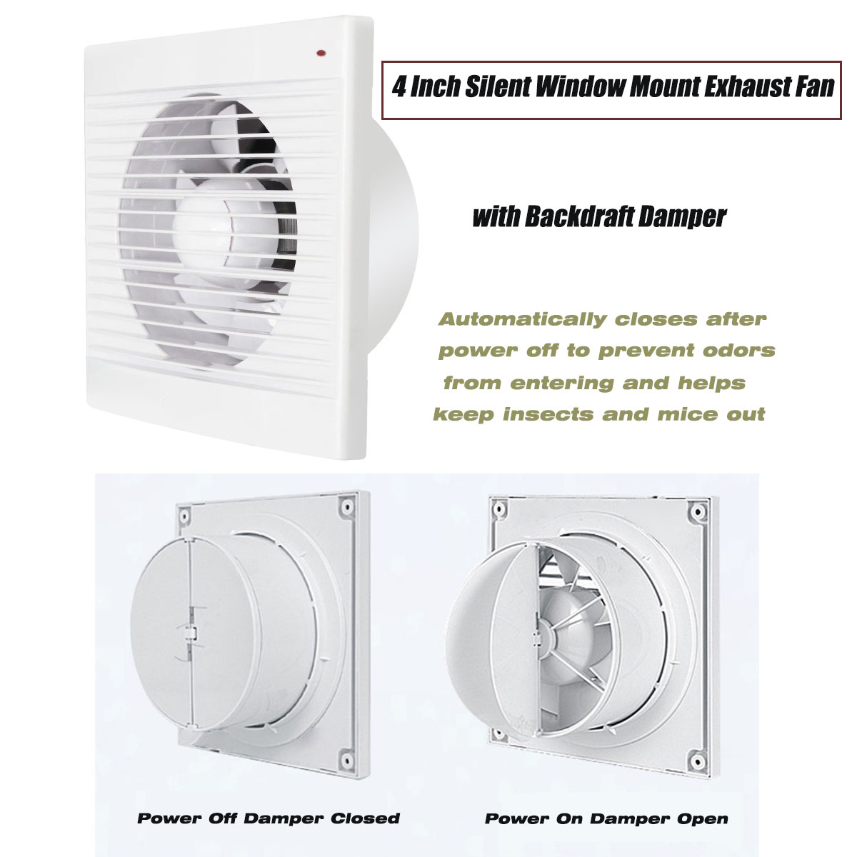 Ventilatore di scarico silenzi - Exhaust Fan Industrial recensione e prezzo