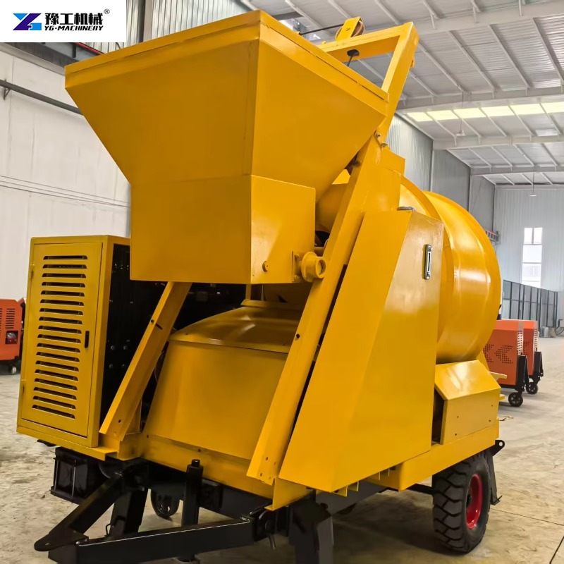 Betoniera su Rimorchio con Pom - Concrete Mixer Machine recensione e prezzo