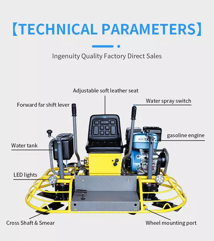 Camminare dietro il giro su ca - Power Trowel Concrete recensione e prezzo